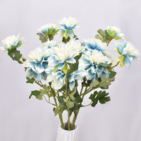 Fleur artificielle en soie Dahlia personnalisée en gros – Étanche, écologique, résistante aux UV, réaliste, faite à la main pour mariage