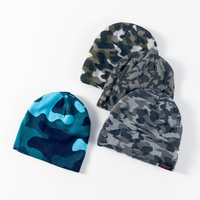 Gorro Unisex con Estampado de Camuflaje, Gorro Holgado con Forro Polar Grueso, Gorro de Punto Cálido para Invierno, Gorro Deportivo para Exteriores