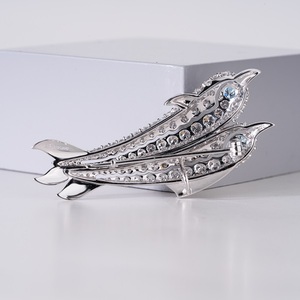 Premium Lab Grown Diamond Brooch and <b>Pendant</b> in 14K <b>Solid</b> <b>Gold</b> for Women Elegant Convertible Jewelry with Brilliant Shine - Product Image 5