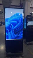 Kiosque interactif à écran tactile 4K de 43, 49, 55, 65 pouces, en stock aux États-Unis, vente en gros, totem LCD sur pied pour intérieur, signalisation numérique personnalisée