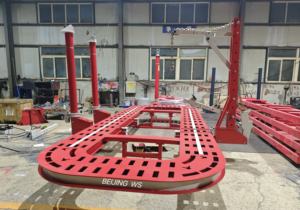 Machine de redressage de châssis automobile à cinq tours pour réparation de carrosserie et de châssis - Product Image 3