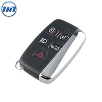 Coque de remplacement de clé télécommande intelligente de haute qualité pour Land Rover Range Rover LR4 Sport Evoque, coque de clé de voiture à 5 boutons