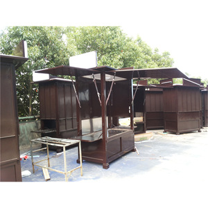 Kiosque alimentaire 4,8 m en acier inoxydable, montage facile, extérieur, alimentation intégrée - Product Image 3
