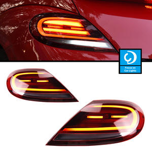 Actualización de montaje de luz trasera LED dedicada para Volkswagen Beetle lente roja Plug and Play dirección de flujo condición de bienvenida nuevo - Product Image 5