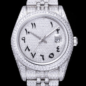 Reloj de Lujo para Hombre con Diamantes, Reloj Mecánico Automático de Acero Inoxidable - Product Image 6