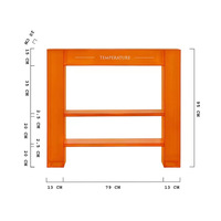 Wandnaher Wohnzimmer-Eingangsbereich Dekorativer Beistelltisch Moderner Minimalistischer Luxuriöser Acryl-Eingangstisch