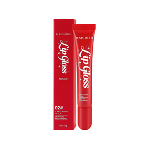 Waterproof Long Lasting <b>Lip</b> Gloss Glaze with Moisturizing <b>Lip</b> Tint & Stain Color Balm Moisturizing Smooth Long Lasting Lipstick - Product Image 1