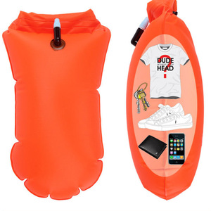 Bouée de natation réglable avec sac étanche et compartiment de rangement <span class=keywords><strong>pour</strong></span> triathlètes et kayakistes – Entraînement de natation sécurisé - Product Image 2