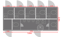 Toilettes en conteneur maritime de 20 pieds préfabriquées écologiques, bloc de toilettes modulaire, solution clé en main, toilettes portables en conteneur