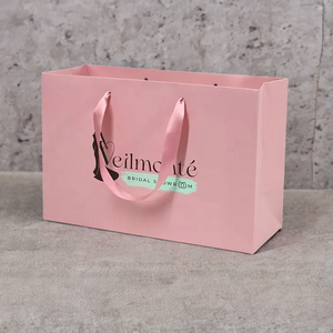 Sac en papier de luxe de style industriel pour cosmétiques, avec impression de votre propre logo, argenté, estampé à chaud, <span class=keywords><strong>bleu</strong></span> <span class=keywords><strong>turquoise</strong></span> - Product Image 3