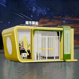 Quiosco de Té con Leche para Exteriores, Estructura Metálica, Puesto de Venta para Parques Urbanos - Product Image 2