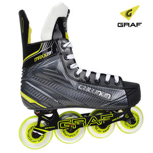 <span class=keywords><strong>GRAF</strong></span> Nouveaux patins à roulettes de <span class=keywords><strong>hockey</strong></span> sur glace et sur terre Maxx19 en cuir synthétique PP - Product Image 3