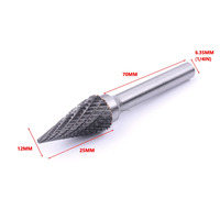 Affûteur rotatif en carbure de tungstène de 6 mm, perceuse sans fil à vitesse variable, perceuse magnétique pour le travail de l'acier et du bois, meulage