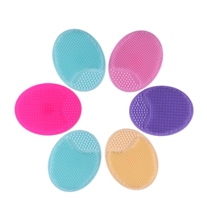 Brosse nettoyante et exfoliante manuelle en silicone rose pour le visage, masseur portatif, outil de nettoyage du maquillage - Product Image 4