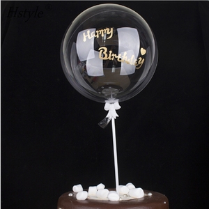 Adesivo per palloncini a bolle trasparenti rotondi trasparenti da 24/18 pollici Bobo per la decorazione della festa nuziale di compleanno BA032 - Product Image 4