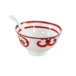 Vente en gros de porcelaine osseuse bol cuillère ensemble de couverts coffret cadeau à la mode et exquis - Product Image 5