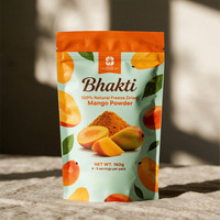 Op maat gemaakte biologisch afbreekbare hersluitbare staande pouch voor gedroogde mango, ananas en andere gedroogde fruit snacks, geurdicht.