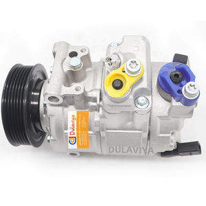 Compresor de Aire Acondicionado Nuevo DulaViya de 12 V para VW AMAROK TRANSPORTER <span class=keywords><strong>MULTIVAN</strong></span> 2.0 TDI 7E0820803J Números OE 447150-2601 447150-2603 - Product Image 3