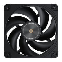 Ventilateur de refroidissement pour boîtier COOLLEO N28-B15 120mm RGB LED, ventilateur de refroidissement CPU 4 broches pour refroidisseur d'eau et d'air, radiateur d'ordinateur à roulement à billes pour refroidissement profond