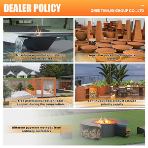 Parrilla de <span class=keywords><strong>Barbacoa</strong></span> de Acero Corten de Estilo Europeo Moderno con <span class=keywords><strong>Chimenea</strong></span> y Función de Carbón - Product Image 6