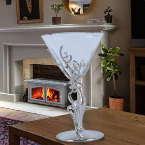 Tazza di vetro Martini testa di cervo in lega di zinco capacità 200ml per vino Champagne o Cocktail che serve - Product Image 6