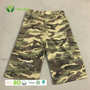 Tissu durable hommes 3/4 Denim Camouflage Baggy été unisexe surdimensionné Shorts personnalisé Camo Cargo Shorts pour hommes - Product Image 1