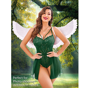 Nueva Llegada, Lencería Sexy, Uniforme de Pijama para Pecho Pequeño, Pijama de una Pieza para el Hogar - Product Image 4