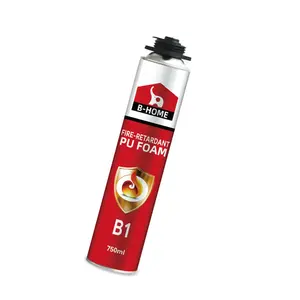 Juhuan onecomponent fireretardant gắn PU bọt mở rộng Doanh Polyurethane bọt