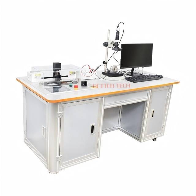 Automatic Terminal Cross Section Analyzer Machine with Mitsubishi PLC and for Motor Cutting & Grinding Testing Functions