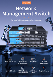 Quản Lý Doanh Nghiệp 10 cổng chuyển đổi 8 10/100/1000M với 2 1000m SFP uplink L2 chuyển đổi và L3 định tuyến tĩnh AC - Product Image 5