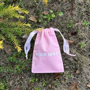 Top Quality Customized Printed Logo Dust <b>Pouch</b> Cotton <b>Drawstring</b> <b>Pouch</b> Bag - Product Image 2