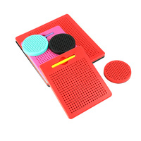 Tablette à croquis en boule de planche à dessin magnétique de taille personnalisée avec stylo magnétique jouets éducatifs d'apprentissage pour enfants