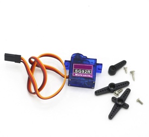5 pièces SG92R Micro <span class=keywords><strong>9G</strong></span> <span class=keywords><strong>Servo</strong></span> Nylon engrenages en Fiber de carbone remplacer <span class=keywords><strong>SG90</strong></span> pour RC modèle aéromodélisme pièces d'hélicoptère - Product Image 4