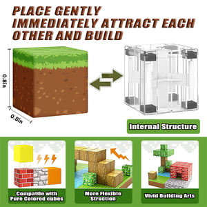 Bloques de Construcción Magnéticos 3D, Juguetes Educativos Sensoriales, Juego de 100 Piezas, Regalos STEM de Plástico <span class=keywords><strong>para</strong></span> Mayores de 14 Años, Empaquetado <span class=keywords><strong>para</strong></span> Niñas y <span class=keywords><strong>Niños</strong></span> - Product Image 3