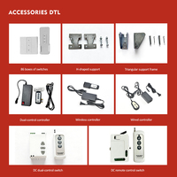 Actionneur linéaire électrique haute vitesse en alliage d'aluminium 1150 mm, 4000 tr/min, pour système de levage de bureau assis-debout – Vente chaude