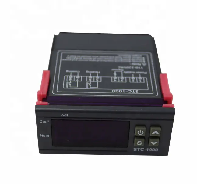 STC-1000 STC 1000 inkübatör sıcaklık kontrol cihazı Incubator röle isıtma soğutma için LED dijital termostat 12V 24V 220V