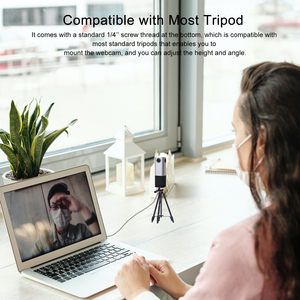 Cámara Web PTZ Portátil con IA TONGVEO, Cámara HD 1080P 4K con Reuniones en Línea y Transmisión en Vivo para Clases - Product Image 2
