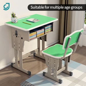 Oferta Especial Juego de Escritorio y Silla Escolar Individual de Madera para Niños con Altura Ajustable y Diseño Moderno - Product Image 4