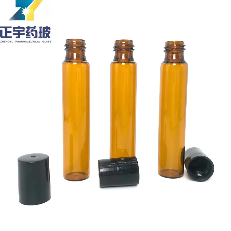 4ml 6ml 8ml 10ml steel roller ball perfume essential oil frosted matte black glass roll on bottle with aluminum cap