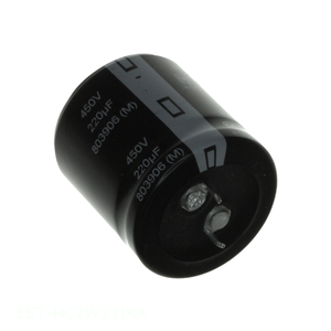 Condensateur traversant EET-HC2W221KA, 220 µF, 20 %, 450 V, à fixation par clip, distributeur agréé - Product Image 1