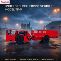 Flotte de camions de transport de matériaux pour mines souterraines avec chargeurs et camions-bennes pour le transport en tunnel