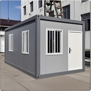 High End 20FT Modular Prefab Sandwich Panel Steel Structure Villa Detachable Container <b>Houses</b> with Movable Design for Office Use - Product Image 6