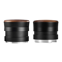 BANLEE Distributeur d'expresso à hauteur adaptative par gravité et tamper à main pour expresso calibré de 58 mm