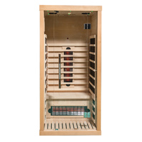 Europa Popular precio barato una persona bajo Emf madera Sauna interior de lujo para la venta