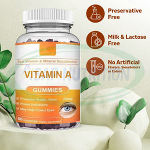 Produits de beauté OEM Bonbons gommeux à la vitamine a Palmitate de rétinyle Supplément pour soins de la peau Gommes vitaminées a - Product Image 5