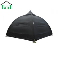 Tente de glamping imperméable en toile de coton, style cloche, pour l'extérieur, avec combinaison toit-chambre en tissu et base, modèle d'origine
