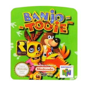 สติ๊กเกอร์ตลับเกม Banjo Tooie Bod Furday สำหรับ N64 นินเทนโด 64 - Product Image 6