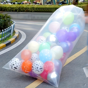 Sacchetti Professionali per il Trasporto di Palloncini in Lattice, Extra Grandi, Trasparenti, con Bordi Sigillanti per <span class=keywords><strong>Halloween</strong></span>, Festa della Mamma, Pasqua - Product Image 4