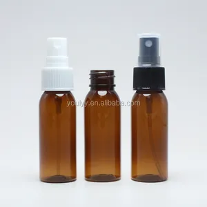 Spray Plastic Bottle 30ml Amber PET Plastic Pump Spray Bottle Vial