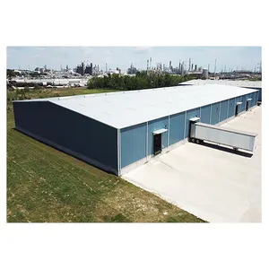 Chine entrepôt de bureau préfabriqué hangar de stockage moderne atelier préfabriqué isolé extérieur